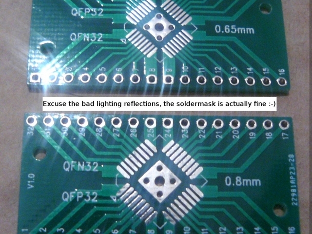 (2 of) Surface to DIP, QFP32/QFN32 to DIP 32