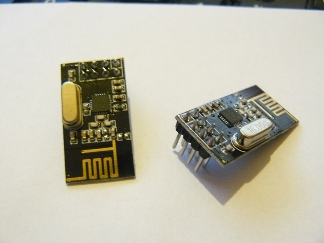 Pair of Wireless Comm Modules For Arduino NRF24L01+