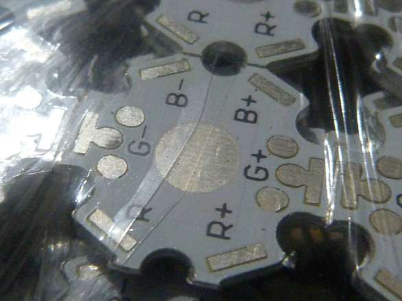 CLEARANCE Lot of RGB High Power LEDs and Mounting Plates (40 pcs)